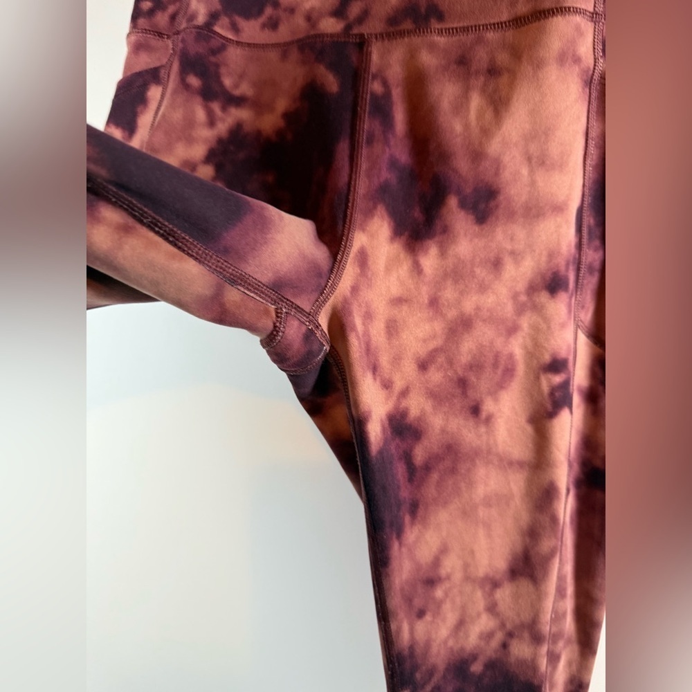 Victoria's Secret Women's Brown Tie Dye High Waist Leggings Size 14 - Picture 4 of 10